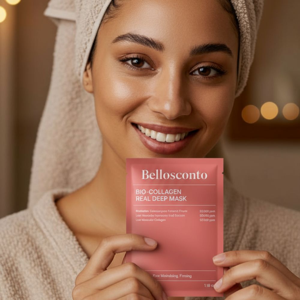 BIOMASK™ - 6 Máscara Rejuvenescedora de Bio - Colagénio - Comprar em Bello Sconto