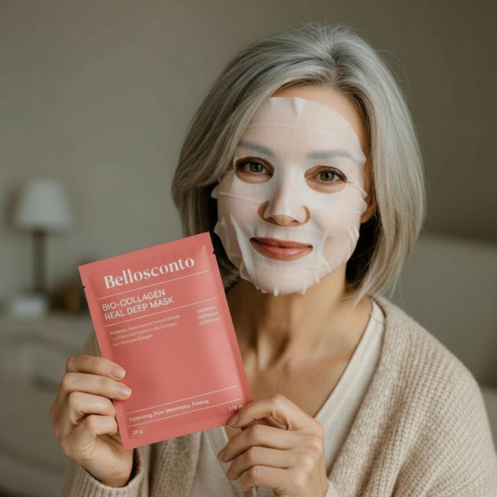 BIOMASK™ - 6 Máscara Rejuvenescedora de Bio - Colagénio - Comprar em Bello Sconto