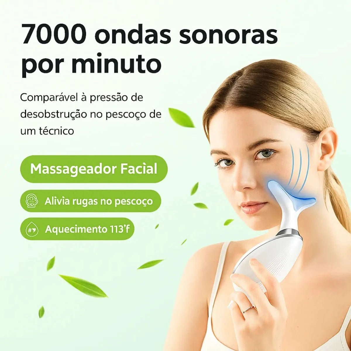 LIFT SKIN - Massageador Facial para rosto e pescoço Efeito Lifting Anti - Rugas - Comprar em Bello Sconto