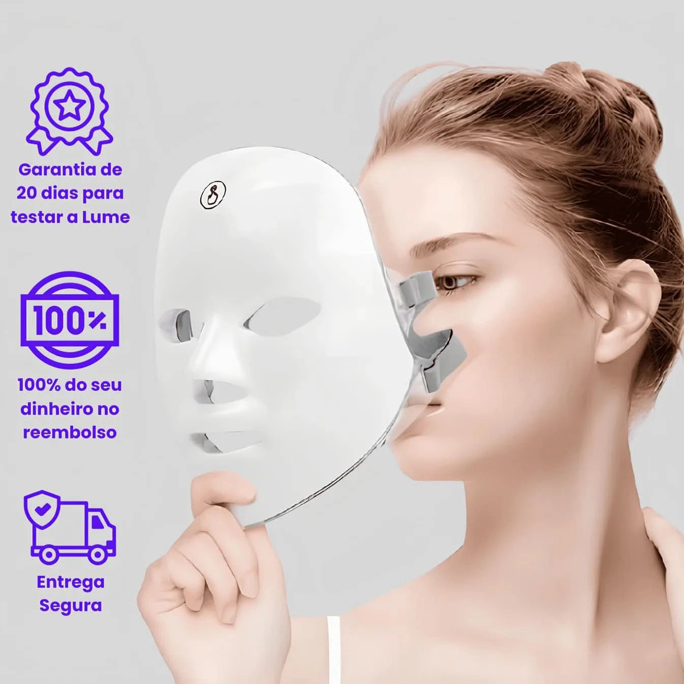 Máscara Rejuvenescedora efeito anti - rugas - LUMY - Comprar em Bello Sconto